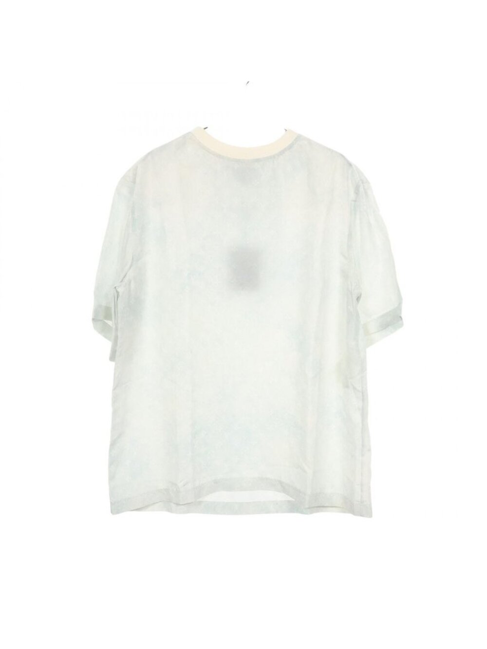 Louis Vuitton Top Monogram Short Sleeve Silk Top